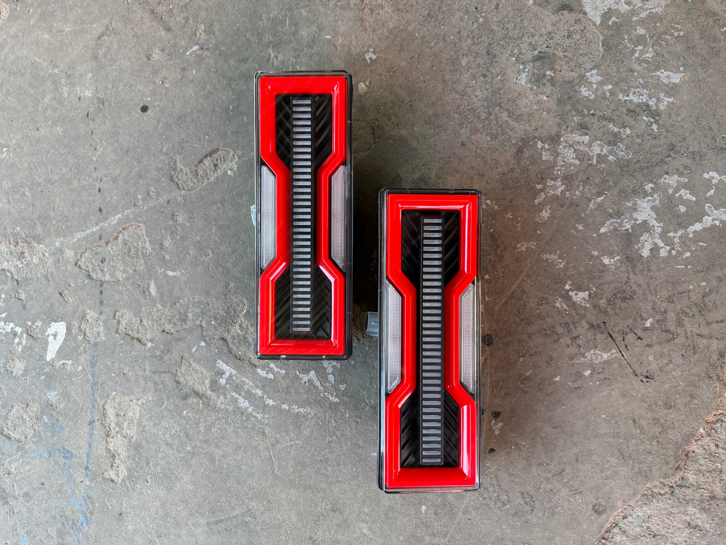 Toyota Landcruiser LC70 LED taillamp set clear