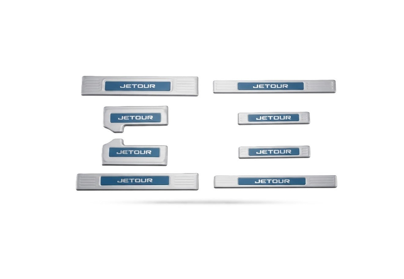 Jetour T2 Doorstep Trim Silver