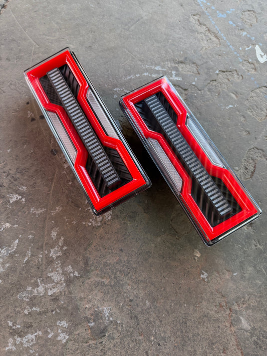 Toyota Landcruiser LC70 LED taillamp set clear