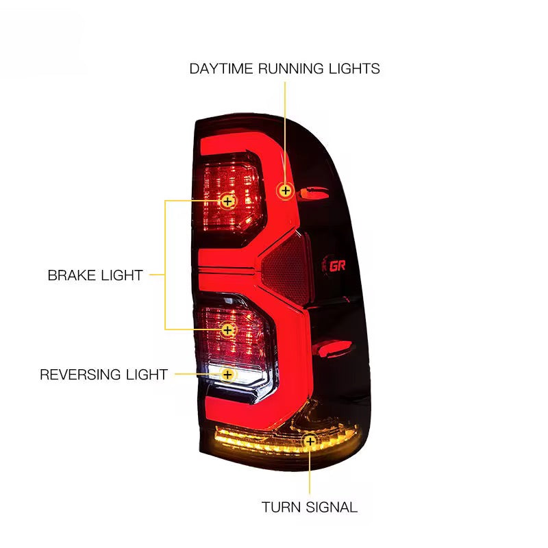 Toyota Hilux D4D GR upgrade taillights set