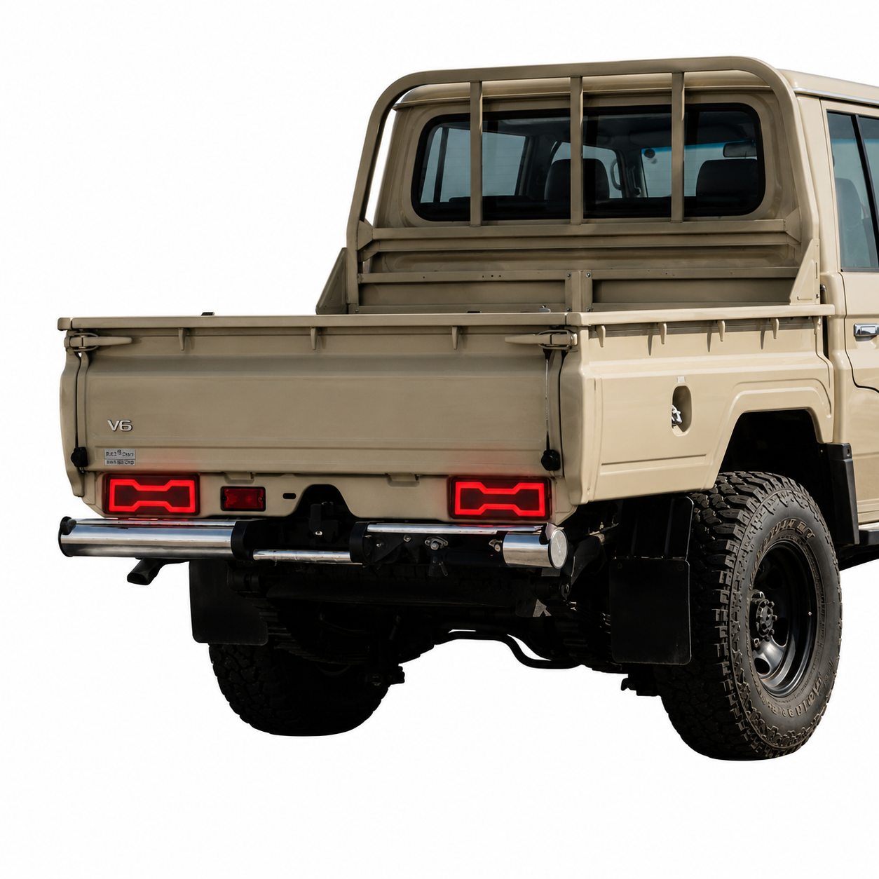 Toyota Landcruiser LC70 LED taillamp set clear
