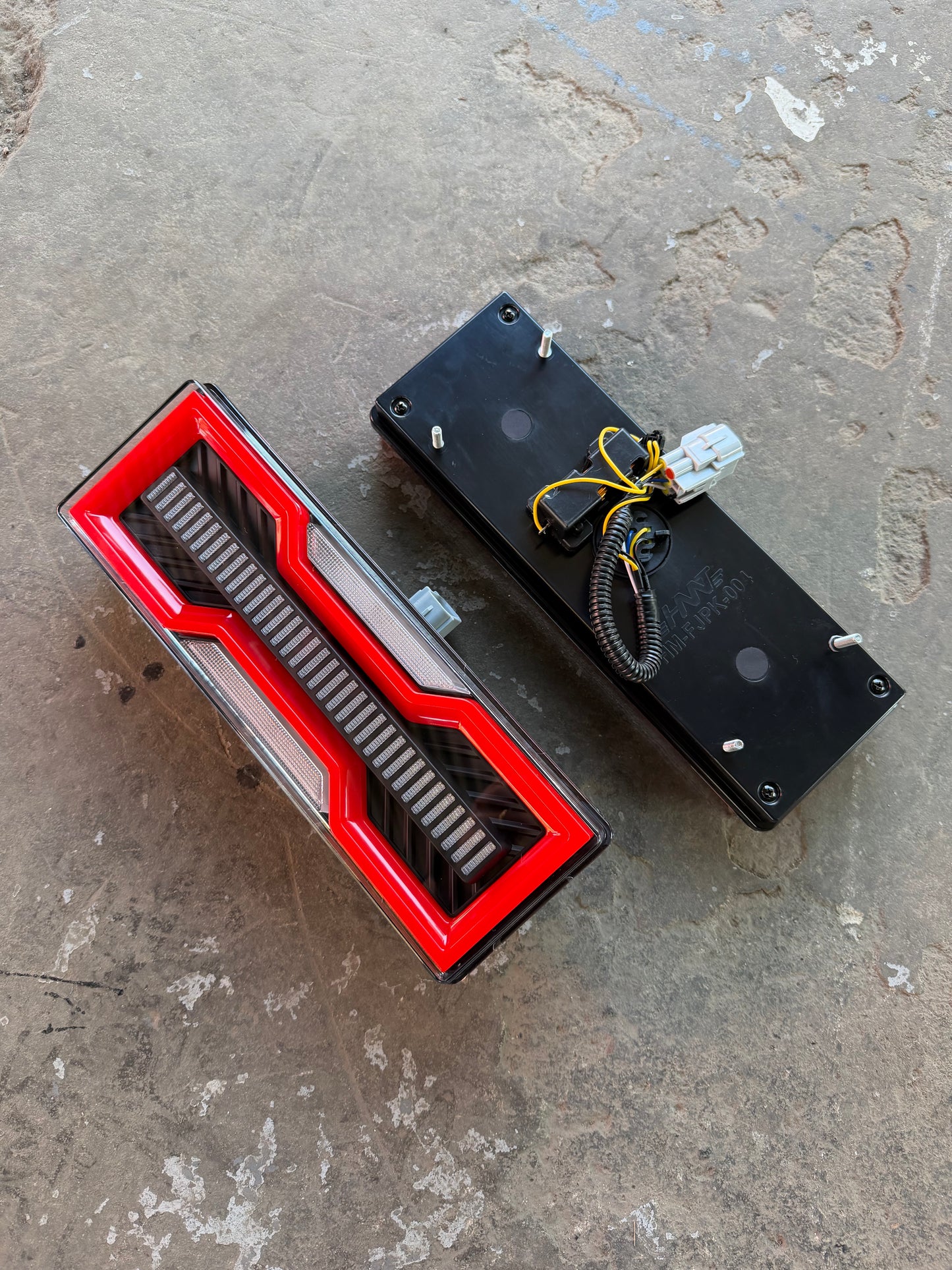 Toyota Landcruiser LC70 LED taillamp set clear