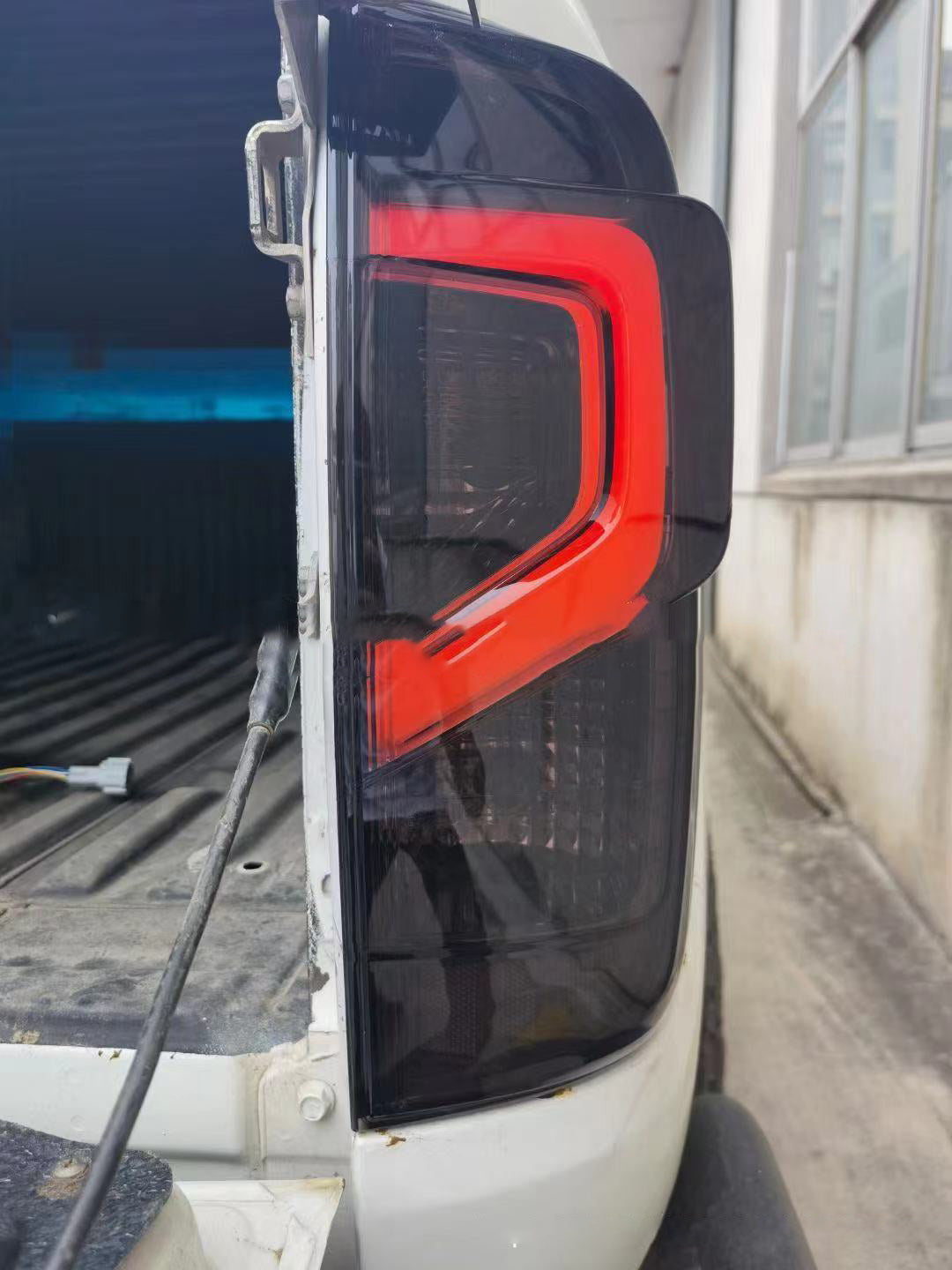 Nissan Navara smoked tail lights