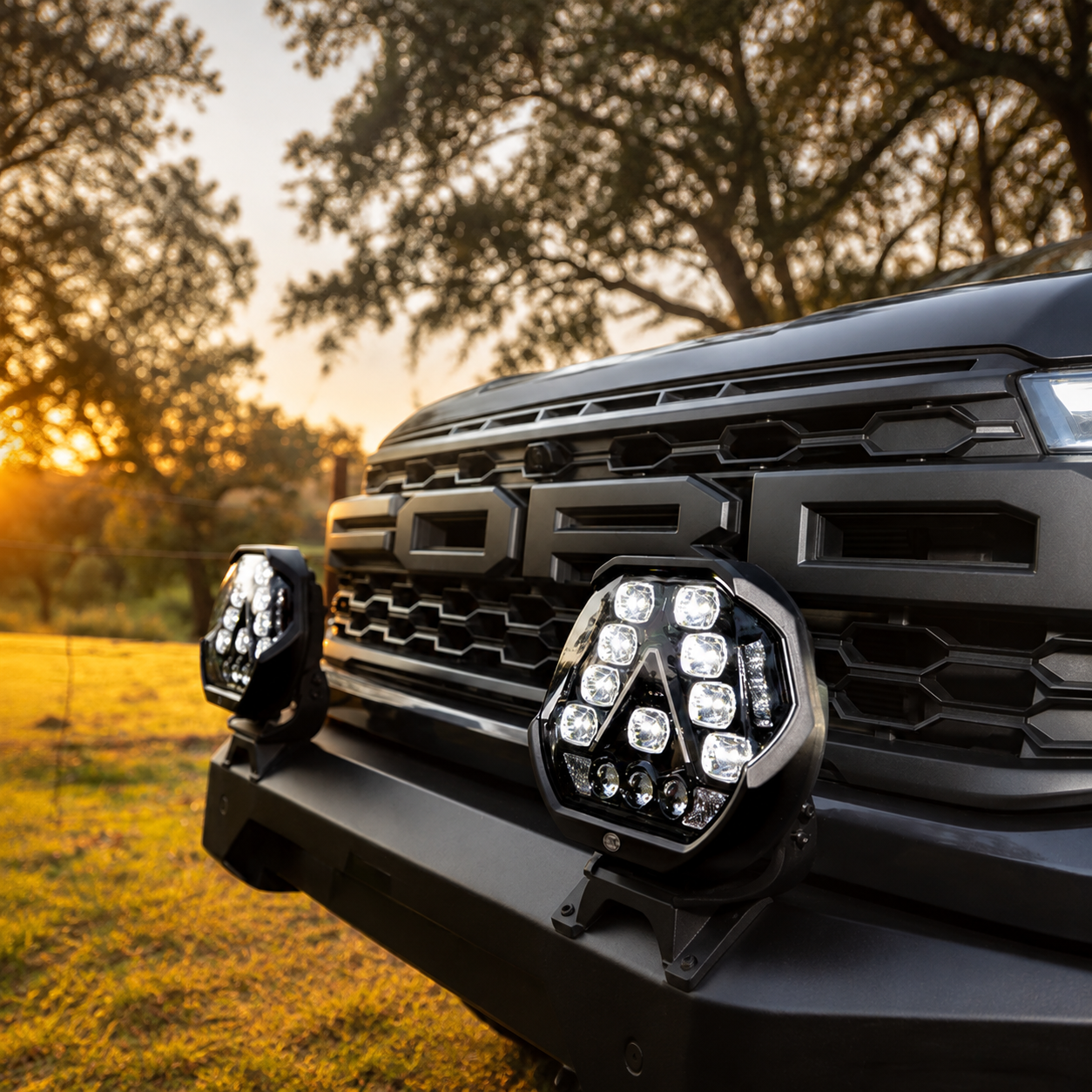 HELLA Antares 7 inch Spotlights HP160KIT