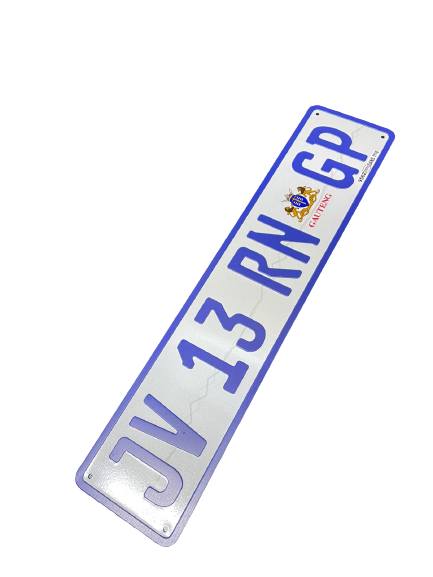 Gauteng Number Plates(SABS Approved)