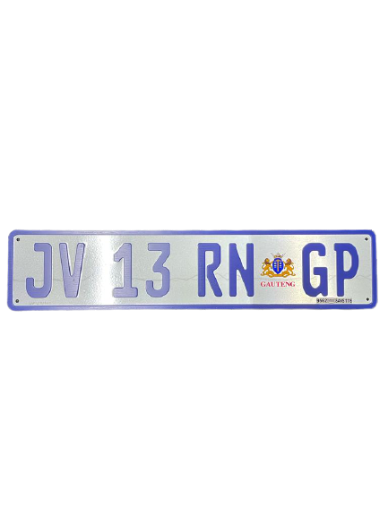 Gauteng Number Plates(SABS Approved)