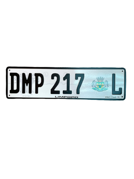 Limpopo Number Plate (SABS approved)